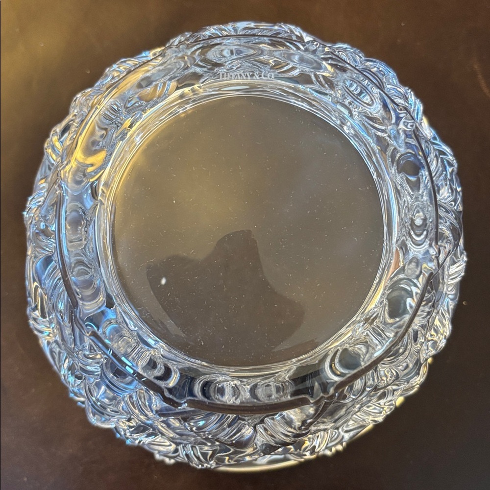 Tiffany & Co Crystal Bamboo Basket Weave Patterng - Picture 3 of 4
